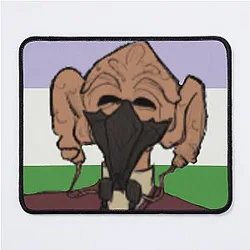 Genderqueer Plo Koon Mouse Pad