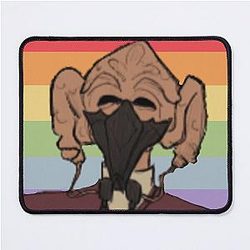 LGBTQI Plo Koon Mouse Pad