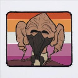 Lesbian Plo Koon Mouse Pad