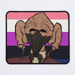 Genderfluid Plo Koon Mousepad