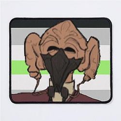 Agender Plo Koon Mousepad