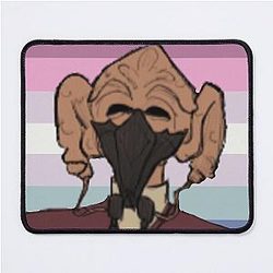 Bigender Plo Koon Mousepad