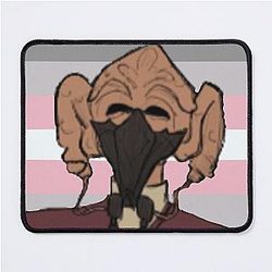 Demigirl Plo Koon Mousepad