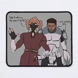 Plo Koon Commander Wolffe Star Wars Mouse Pad