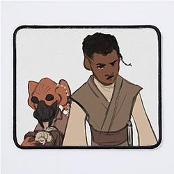 Kid Mace Windu and Plo Koon Mouse Pad