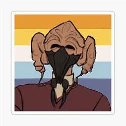 Aroace Plo Koon Sticker