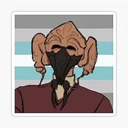 Demiboy Plo Koon Sticker