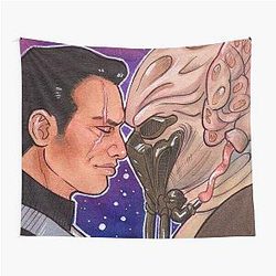Star Wars The Clone Wars Plo Koon and Commander Wolffe Tapestry