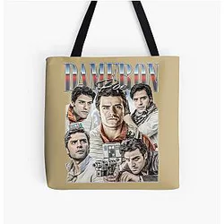 Poe Dameron Vintage Retro Collage Art Limited Edition Tote Bag