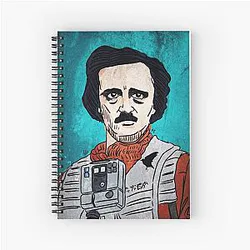 Edgar Allan Poe Dameron Spiral Notebook