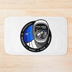 Polaris Dawn Commercial Spaceflight Mission Patch Bath Mat