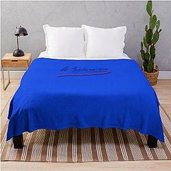 Polaris Vintage Snowmobile Sticker Throw Blanket
