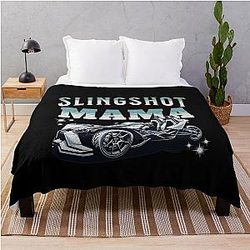 Slingshot Mama T-Shirt, Polaris Slingshot Graphic, Cool Mom Roadster Blanket
