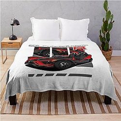 Polaris Sling Red Throw Blanket