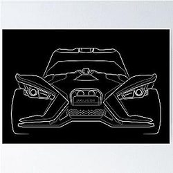 Polaris Slingshot Front Poster