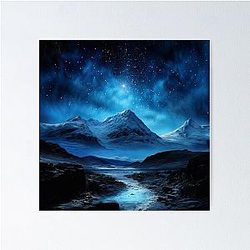 Fantasy Landscape - Polaris North Star Poster