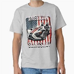 American Slingshot Polaris Slingshot Patriotic USA Flag Graphic Classic T-Shirt