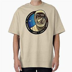 Polaris Dawn Mission Patch Oversized T-Shirt