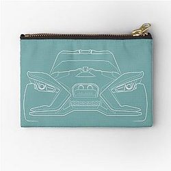 Polaris Slingshot front stencil white Zipper Pouch
