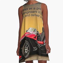 Polaris Slingshot Art A-line Dress