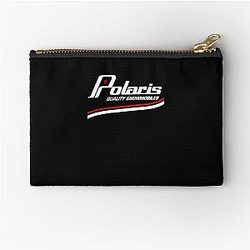 Vintages Poloris Snowmobiles Zipper Pouch