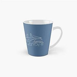 Polaris Slingshot Profile Stencil White Tall Mug