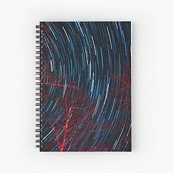 Polaris Star Trails Spiral Notebook
