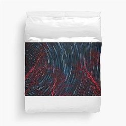 Polaris Star Trails Duvet Cover
