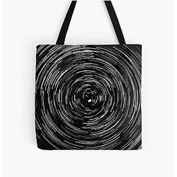Startrails, Polaris at center All Print Tote Bag