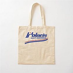 Polaris Vintage Snowmobiles Cotton Tote Bag