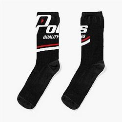 Vintage Polaris Snowmobiles USA Socks