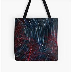 Polaris Star Trails Tote Bag