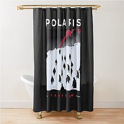 Polaris Merch Fatalism Shower Curtain