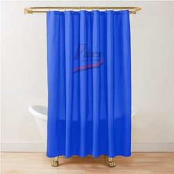 Polaris Snowmobiles Sticker Shower Curtain
