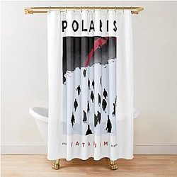 Polaris Merch Fatalism Shower Curtain