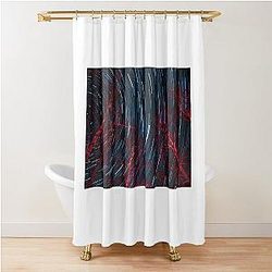 Polaris Star Trails Shower Curtain
