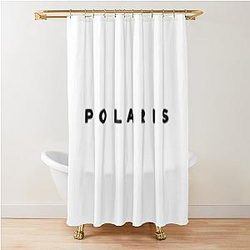 Polaris Band Rock Australia Black Version Shower Curtain