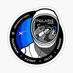 Polaris Dawn Mission Patch Sticker