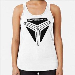 SLINGSHOT Ride Sticker Racerback Tank Top