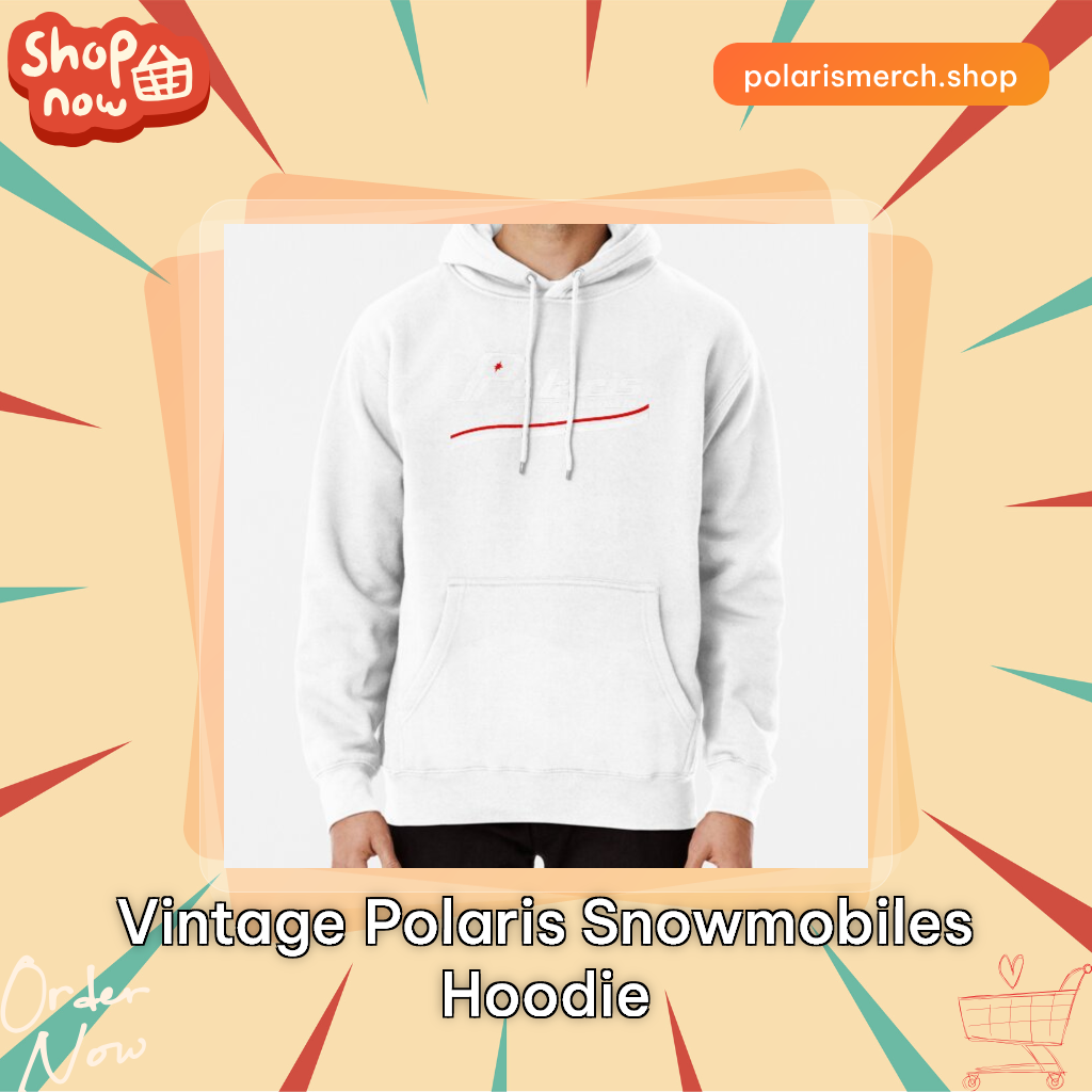 Vintage Polaris Snowmobiles Hoodie