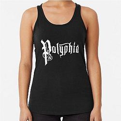 Polyphia Merch Polyphia Logo Racerback Tank Top