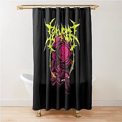 Polyphia Merch Rose Flower Shower Curtain