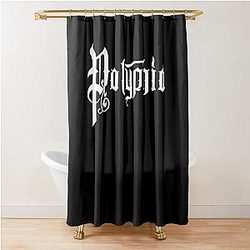 Polyphia Merch Logo Tee Shower Curtain