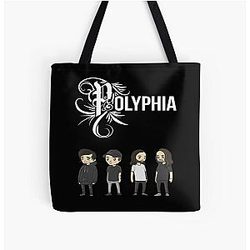 Polyphia band Graphic Design All Over Print Tote Bag