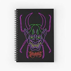 Polyphia Merchandise Devils Art Icon Spiral Notebook