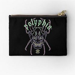 Polyphia Merch devils art icon tee Zipper Pouch