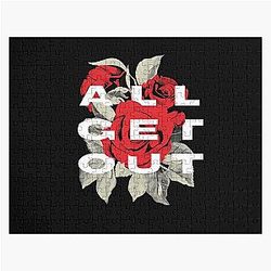 Polyphia Merch All Get Out Flower Jigsaw Puzzle