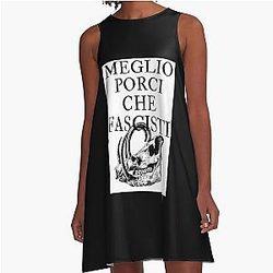 Meglio Porci Che Fascisti (I'd Rather Be a Pig than a Fascist) - Porco Rosso Dress