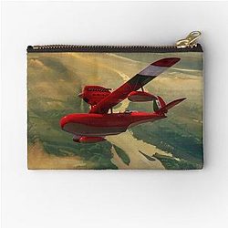 Porco Rosso Fulgore Zipper Pouch
