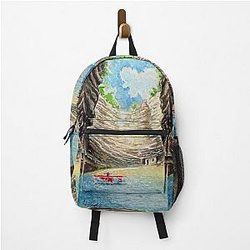 Secret Cove of Porco Rosso Backpack